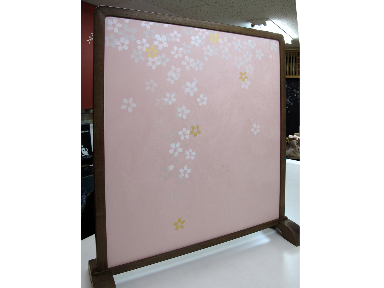 衝立　町家ふすま・爛漫