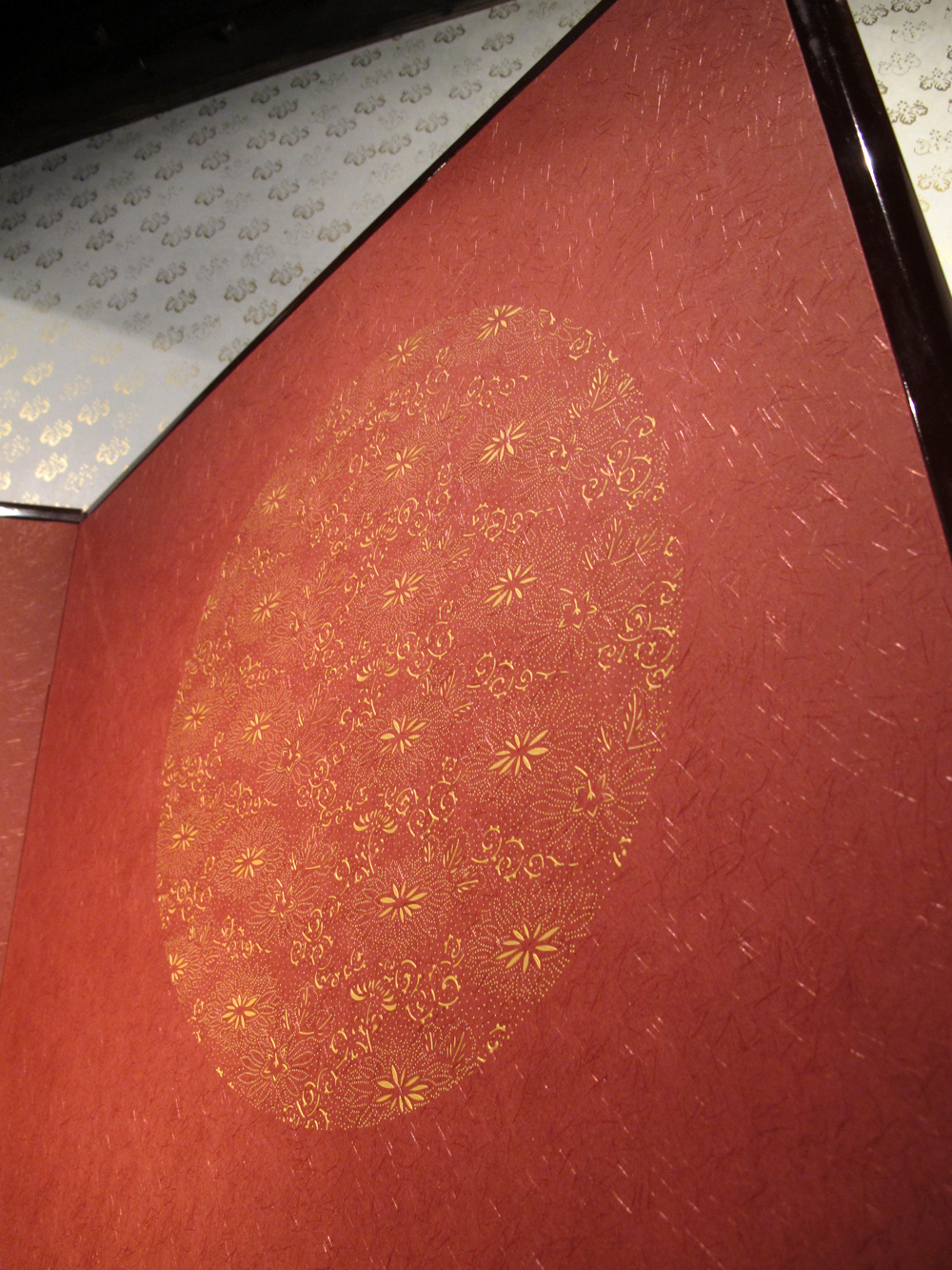 町家ふすま・伊勢型紙の屏風