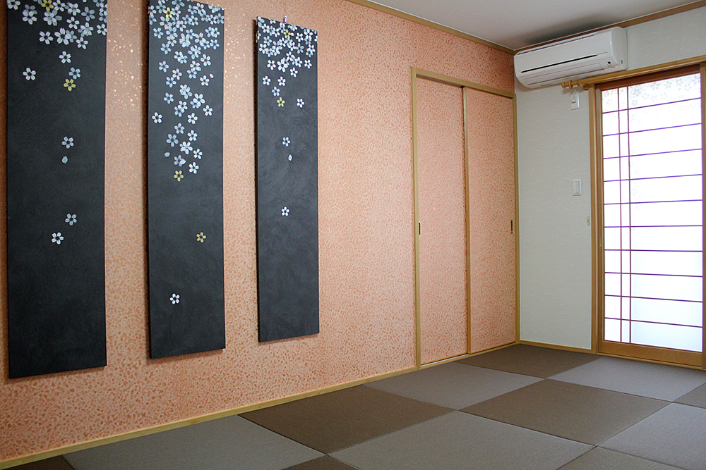 町家ふすま・爛漫パネル