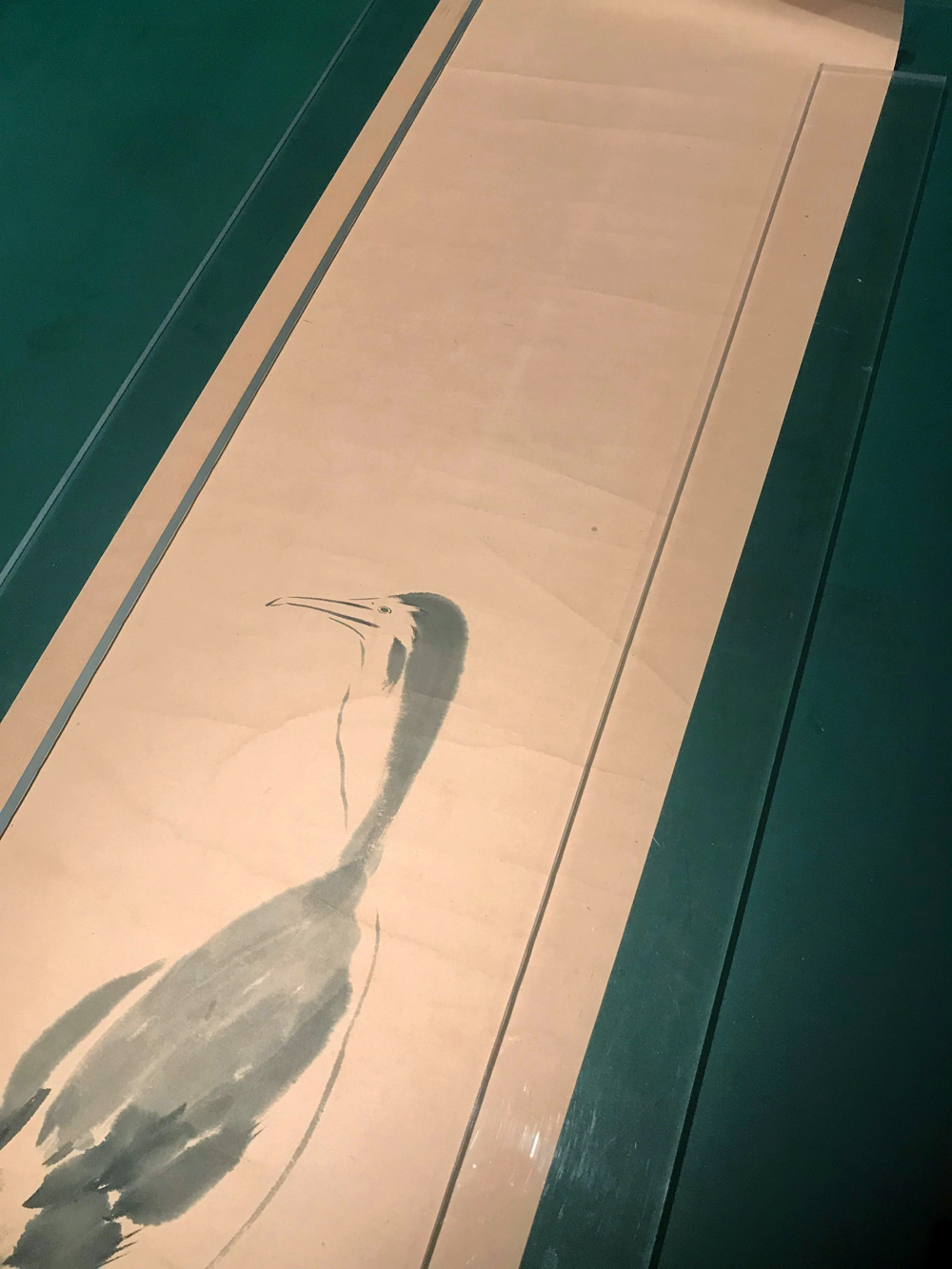 鵜の掛軸　本紙