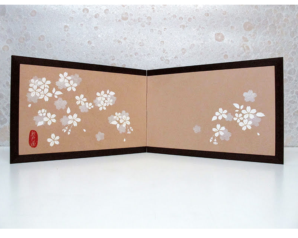和紙小屏風