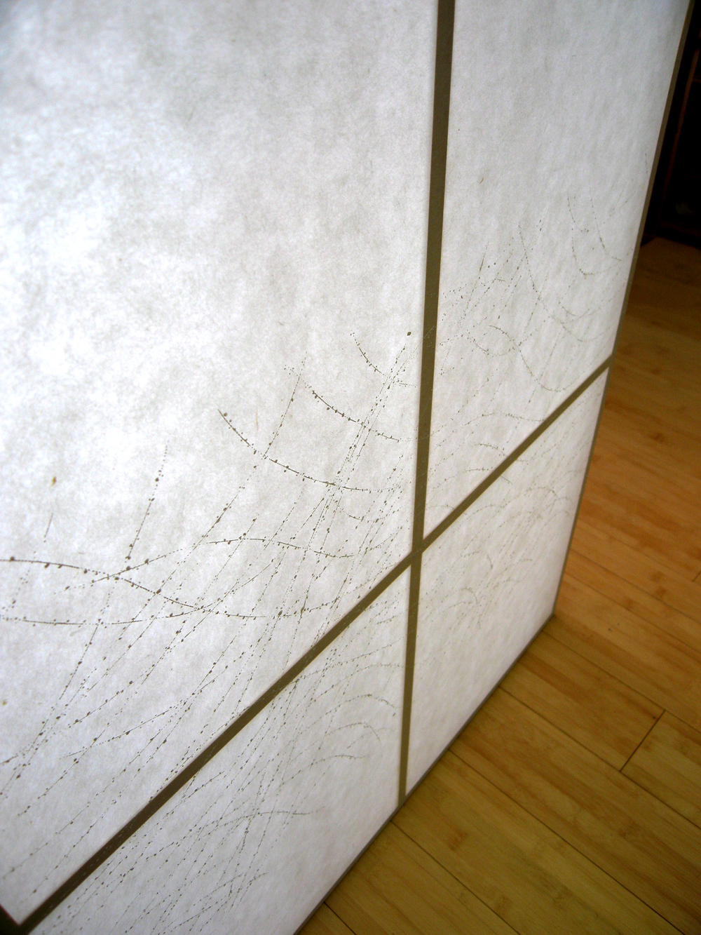 和紙の電灯カバー