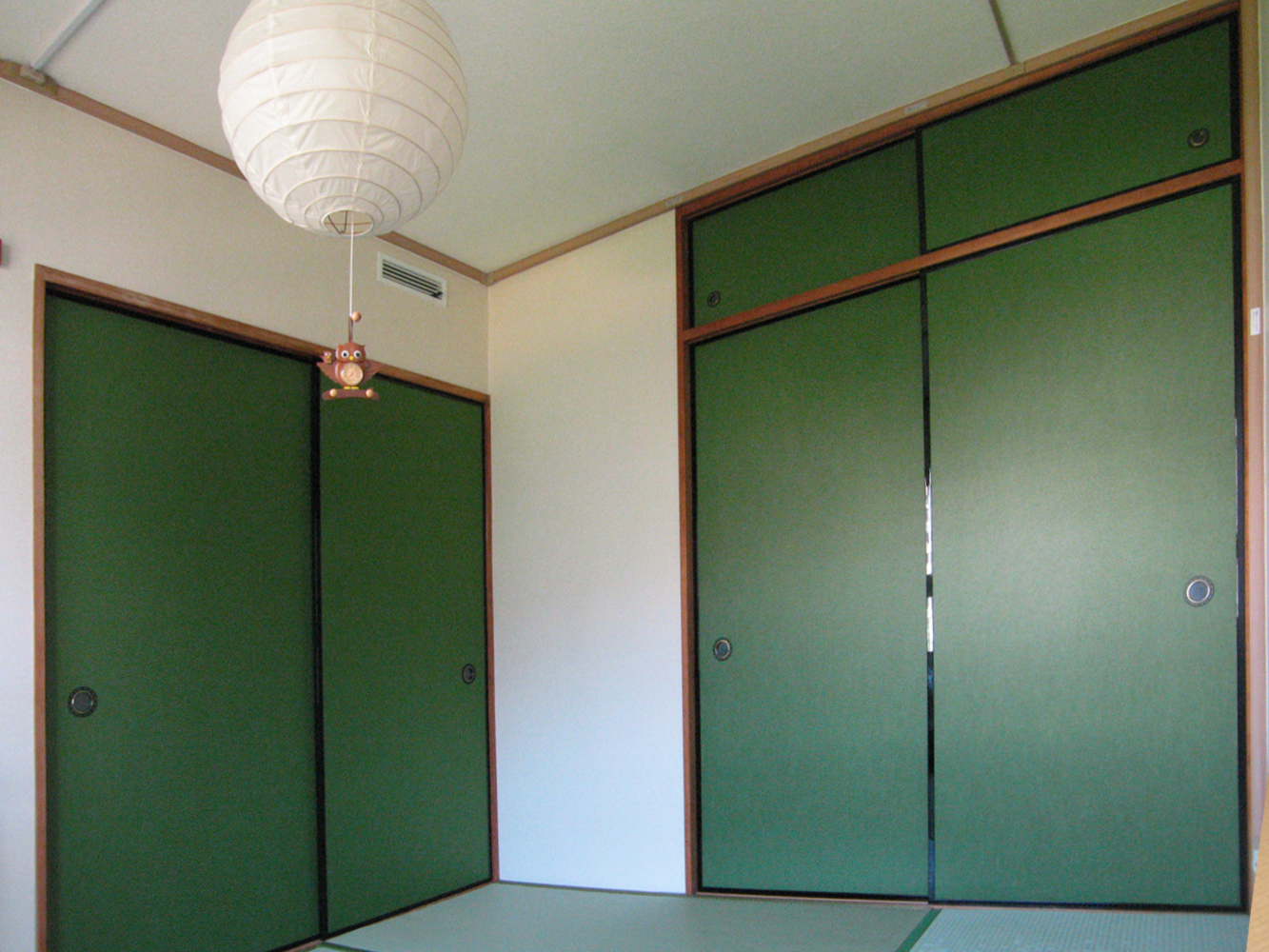 緑のふすま