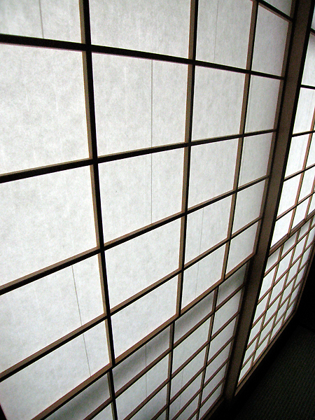 茶室仕様の雪見障子