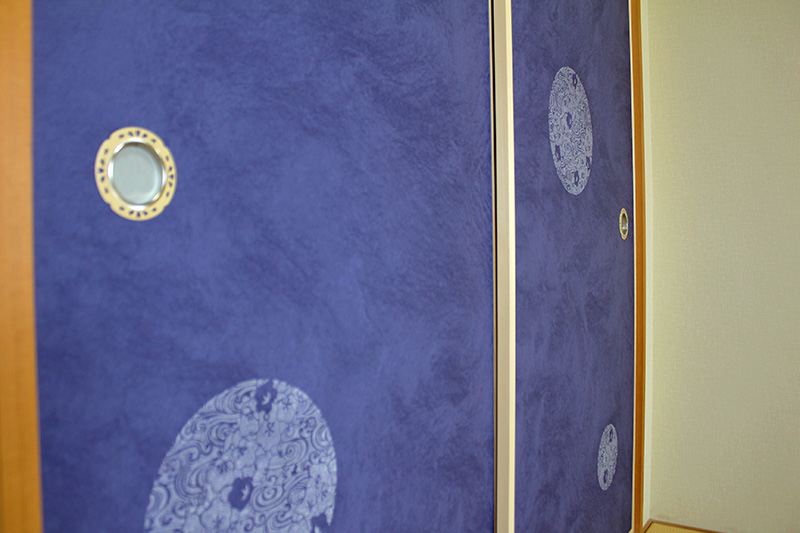 越前手漉雲肌「伊勢型紙・波梅」