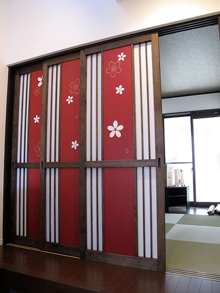 舞桜　障子建具