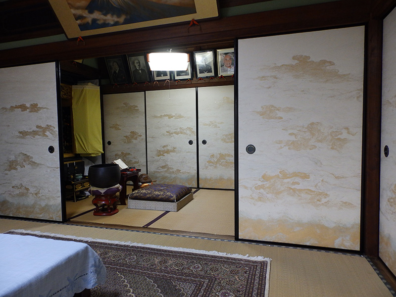 手漉きふすま紙「天祥雲」の襖