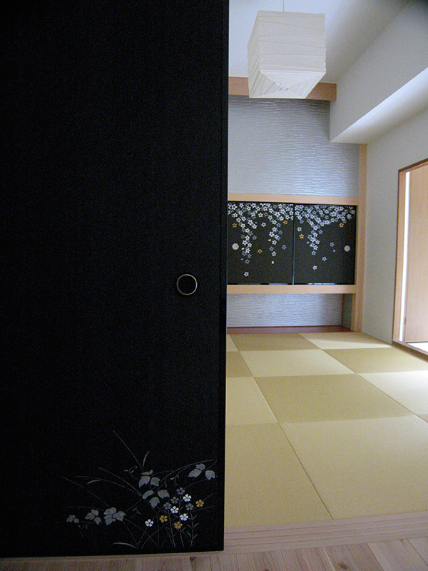 マンションのリフォーム「秋草」と「爛漫」の襖（ふすま）