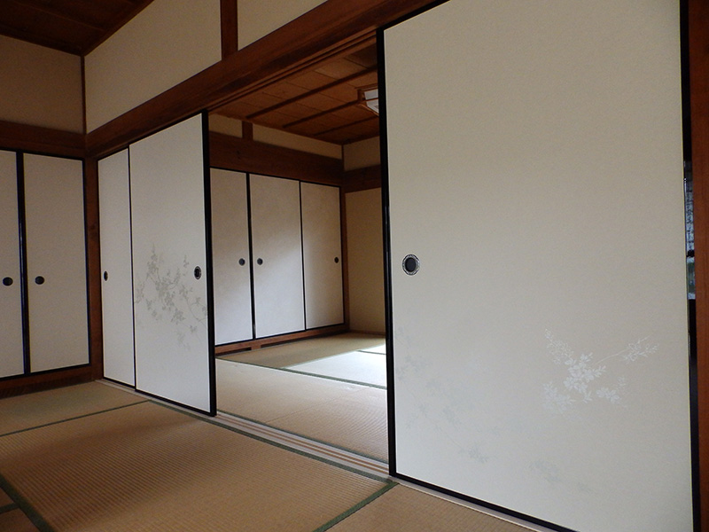 二間続きの和室
