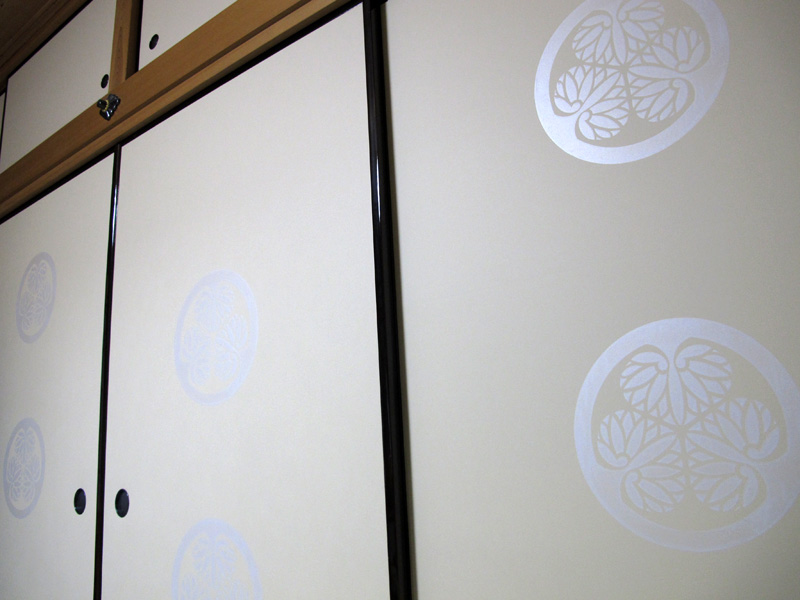 社寺紋型のふすま