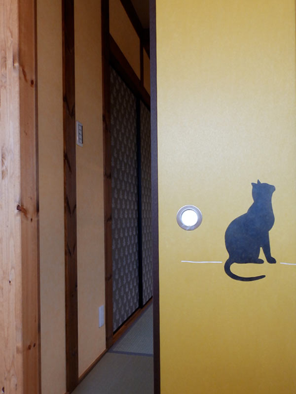 からかみの襖（ふすま）「若松」