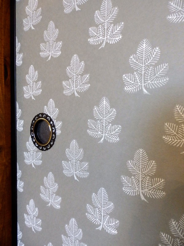 京からかみの襖（ふすま）「若松」