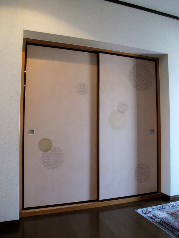 伊勢型紙・砂子振り