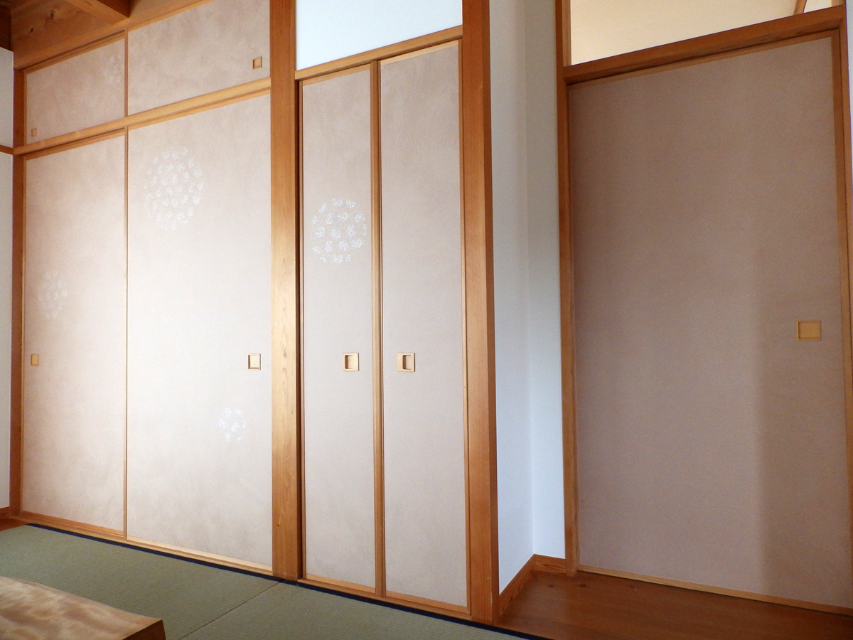 伊勢型紙のふすま