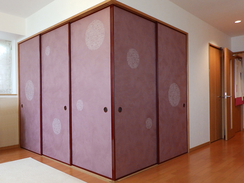 伊勢型紙のふすま