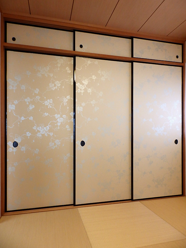 からかみ襖（ふすま）「ひさご」