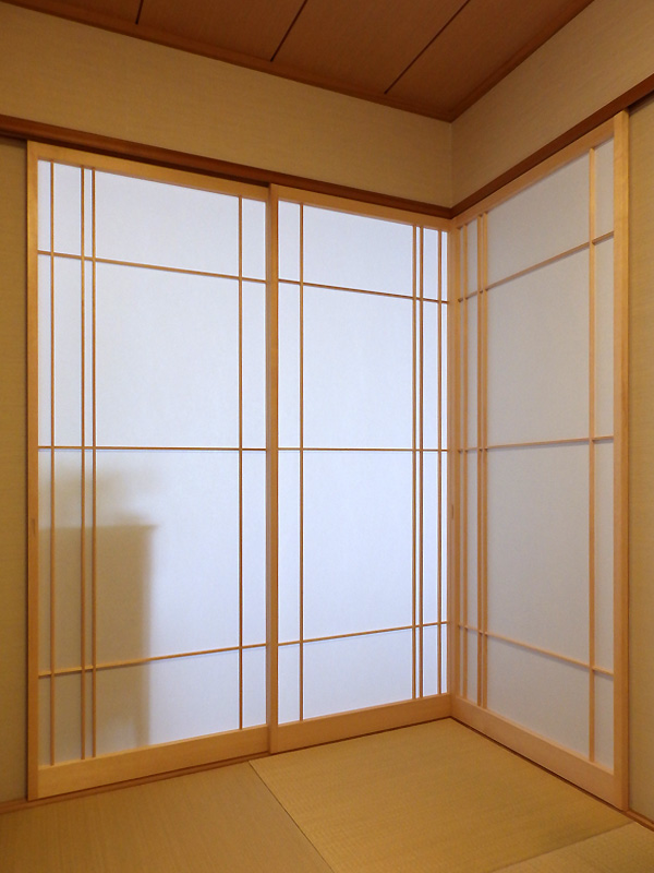 からかみ襖（ふすま）「ひさご」