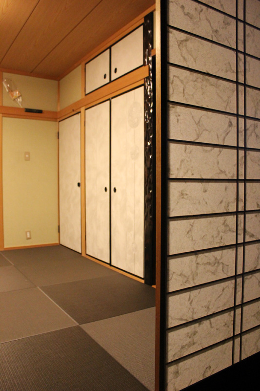 越前和紙の障子