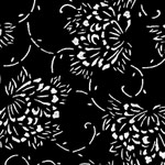 伊勢型紙_牡丹唐草