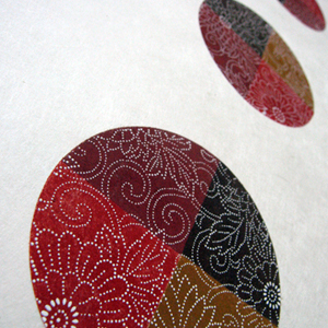 伊勢型紙_丸に十字